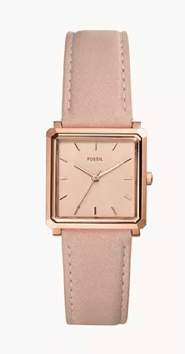 Bracelet de montre Fossil ES4570 Cuir Beige 18mm